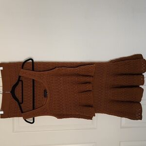 House Of Harlow 1960 X Revolve Brown 2 Piece Set Sz Medium